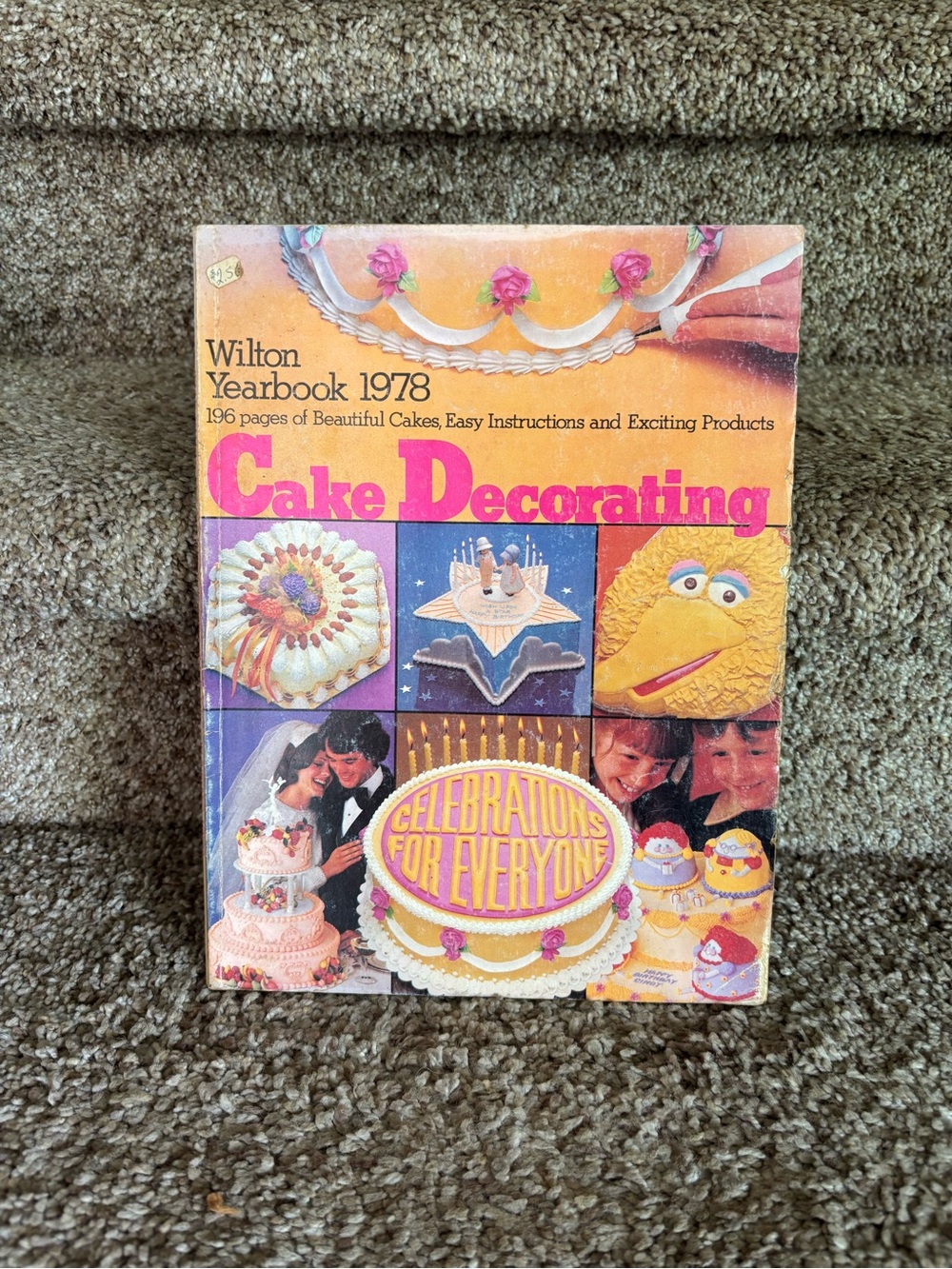 Wilton Cake Decorating Yearbook 1978 - Pink, Yellow & Orange Cover